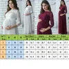 Women Pregnant Maternity Dress Pregnancy Clothes Long Sleeve Lace Party Maxi for Pography Props 240326