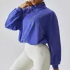 Aktywne koszule joga pullover wysoka fitness fitness sportowy sweter damski szarp