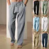 Le printemps et l'automne des hommes sont simples à la mode à la mode des pantalons droits décontractés joggers 240326