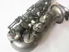 Nieuwe Alto Saxophone A-992 Zwart matte hoogwaardige merk Saxofoon E-Flat Professional Musical Instrument met case