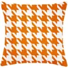 Deisgner Nordic Orange Light Luxury Sofa Pillow Simple Orange Red Geometric Cushion Orange American Back Cover