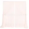 Fleurs décoratives 150x300cm Draperie Gauze Double-couche Double face Bondage de mariage Curtains Curtains Party Arch Decoration