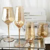 Créative martelée Amber Champagne Gobelet Verre nordique Rétro Crystal Verres à vin Petit déjeuner Juice de lait whisky tasse 240408