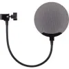 Mikrofoner Alctron MA019B All Metal Mesh Pop Filter, Skydda mikrofon från spray av fukt, högkvalitativt nät täcker flexibel svanhals