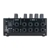 مكبر للصوت Mini Studio Mixer AM228 Ultra Compact Audio Sound Mixer 8 قنوات خلط وحدة التحكم المنخفضة الضوضاء المعدنية 6.35 ملم واجهة