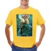 Męskie topy zbiorników alphonse mucha księżycowe T-shirt Animal Prin for Boys Cute Ubrania Koreańskie modnie męskie duże i wysokie koszulki