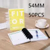 Mailers 50 stcs54 mm grote vaste plastic bindring ring champignon gat loseleaf notebook bindlade