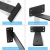 Andere thuisdecor 1 Simple Metal Floating Wall Bracket Partitie Opslagrek YQ240408