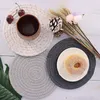 Table Mats Handwoven Cotton Heat-Resistant Kitchen Protection Plate For Cooking Baking Counter
