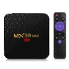 Box KimTin MX10 Ram 4GB Rom 32GB RK3318 Quad Core 64Bit Android 9.0 Set Top Box 4K 3D USB 3.0 H.265 HDR VP9 2.4G Wifi TV BOX