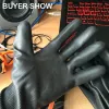 手袋NMSAFETY 24ピース/12ペア安全ワーキンググローブブラックPUナイロンコットングローブ工業用保護作業手袋