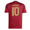 2024 Puchar Euro Belgim 24 25 koszulki piłkarskie de Bruyne Lukaku Tielemans Trossard National Drużyna National Jersey 2024 Męs