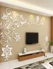 Style européen 3d Flower arbre mural autocollant salon décoratif décoratifs home art décor affiche solide acrylique papier peint autocollants T26777750