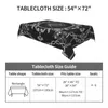 Toalha de mesa toalha de mesa retangular FIT 45 "-50" Elastic Edge Mason Capas de maçom