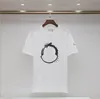 新しいバッジデザインメンピュアコットンジャージーTシャツラグジュアリーTシャツ最高品質フレンチブランドTシャツデザイナー衣料レトロビンテージトップ