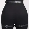 Belts Sexy Harness Garter Pu Leather Adjustable Studded Decor Bondage Leg Chest