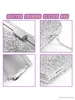 Evening Bags Sparkling Elegant Exquisite Dinner Party Handbag Water Diamond Handbag Crossbody Bag Womens Wedding Party Bag Dinner Bag