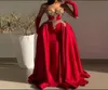 ASO EBI 2022 Rote Abschlussballkleider mit abnehmbarem Rock Applikationen Satin Mermaid Party Kleid Gorgerous Arabisch Abendkleid Abendkleider9834652