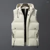 Men's Vests Winter Cotton Vest Thick Jacket Outdoor Sports Leisure Coat