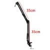 Stand HFES Microphone Scissor Arm Stand 75 cm High Tabletap Boom Mic Suspension FOMBER FÖR BLÅ YETI PRO USB Microphone Holder