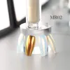 Vätskor 6Color Morandi Aurora Liquid Magic Mirror Powder Akryl Pulver spegeleffekt Krome Fairy Pulver Powder Nail Art Decoration