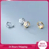 Stud Earrings Korean Fashion Suitable For Any Occasion Charming Unique Birthday Gift Ladies Jewelry Stunning Flower