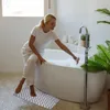 Tappetini da bagno tappetino versatile non slittamento con fori di drenaggio forti tappeti di aspirazione moquette per la sicurezza della vasca da bagno