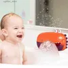 Giocattoli da bagno per bambini da bolla di dinosauro esterno macchina per bambini giocattoli da bagno per bambini bagnellatura automatica fumetti bolle sapone l48