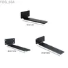 Andere thuisdecor 1 Simple Metal Floating Wall Bracket Partitie Opslagrek YQ240408