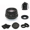 الملحقات Fujian 35mm F1.6 C Mount Camera Lens II +C Mount Adapter Ring +RO لـ Canon EOS M EFM Mirrorless