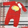 Rompers Kids Clothing Cotton Long Sleeve Baby Girls Boys Jumpsuits Fashion Casual Toddler Kid Onesies Tshirts8635659 Drop Delivery Mat Dh5Jd