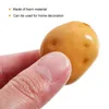 Party Decoration 20st Simulation Potatis mini Size Artificial grönsaker Model Prop