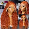 New Eur Us hot black orange synthetic lace wig African lady half hand implanted long hairpiece top quality wavy hair curly Long wigs