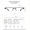 Lunettes de soleil Frames Square Business Alloy's Lunes Men's Lunes For Prescription Glass Eyeglass Myopia F9952