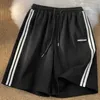 Shorts féminins MEXZT SHORTS SUR LE STREEMPLE SUMME STRIEUX SORT LOBE LORD MORTS CORÉANT COST COSTAL ELASTIC SPORTS SORTS BF Couple Oversizel2403