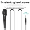 Microphones Depusheng C1 Classic Traditionell Wired Handheld High Quality Microphone For Karaoke Part Singing Vocal Music Performance Hot DJ