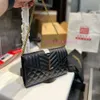 Classics Chain Wardhet Guochi a portata di tracolla borse da design di lusso da donna con catena in metallo borsetta vera fili di pelle trasparente con borsetta trasversale