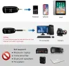 Microfones Xiaokoa Dual UHF Lavalier Lapel Wireless Microphone Recording Vlog YouTube Live Interview för iPhone iPad Android DSLR Mic