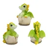 Garden Decorations 2pcs Miniature Fairy Figurine Cute Resin Dragon Statue Simulation Animal Decoration Ornaments And