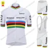 White World Step Quick Cycling Jersey Set Race Clothing Road Bike Suit Bicycle Bib Shorts Maillot Cyclisme Racing Sets9400254