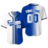 86FZ Men's Polos Custom Baseball Jerseys Men Shirt Sublimation Blanks Team/Name Baseball Training T-shirts Sports Uniform Man Plus Size Clothing