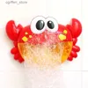 Baby Bad Spielzeug blasen Bubble Machine Musik Crabs Baby Bad Spielzeug Bubble Maker Schwimmen Badewanne Seifenmaschine Spielzeug für Kinder mit Musik Wasser l48