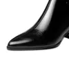 ブーツサイズ33-43柔らかい本物の革女性快適なファッション純粋な色の女性の足首歩くのは簡単