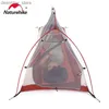 Tält och skydd NatureHike uppgraderade Cloud Up 2 Ultralight Tent Free Standing 20D Fabric Camping Tents för 2 personer med gratis MAT NH17T001-T L48