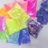 Lipstick 12pcs 50g Mermaid Mix Chunky Glitter Candy Hexagon Shape Sequins for Nail Art Decorations Chameleon Bulk Sparkly Flakes Manicure