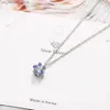 Pendant Necklaces 925 Sterling Silver Snowflake Zircon Pendants Necklaces For Women Fashion Designer Luxury Quality Fine Jewelry GaaBou240408GM8M