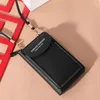 Shoulder Bags Laamei 2024 Women Wallet Cell Phone Big Card Holders Handbag Purse Clutch Messenger Drop