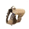 Hondenkleding Nylon Outdoor Tactical Training Harness Pet kleding Waterdichte verstelbare Quick Release Vest Kleding