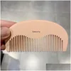 Brosses de cheveux mode eSigner en bois de peigne en bois amour beau peigne en bois rose mas de soin outils de style outils de livraison