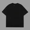 Designer T-shirt 2024 Summer Black T Shirt Mens and Womens Clothing Sports Fitness Cotton Spandex andningsbar Casual Collar Top Asian Size S-3XL
